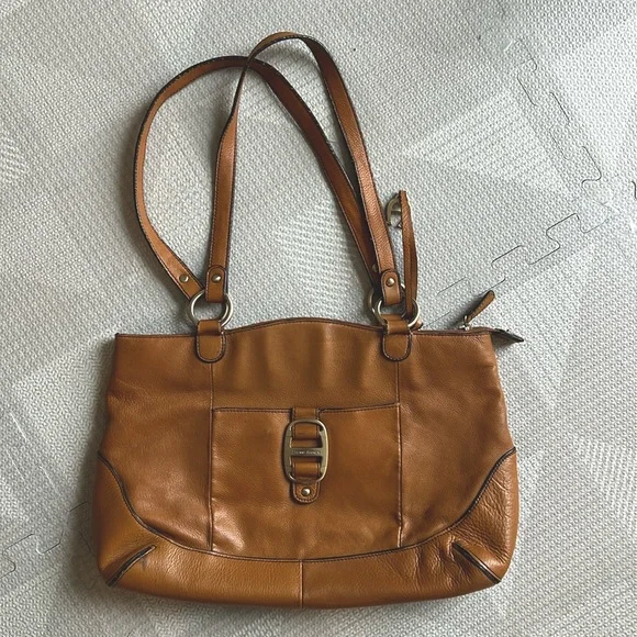 Etienne Aigner Genuine Leather Brown Hobo Bag 👜 - Picture 1 of 8